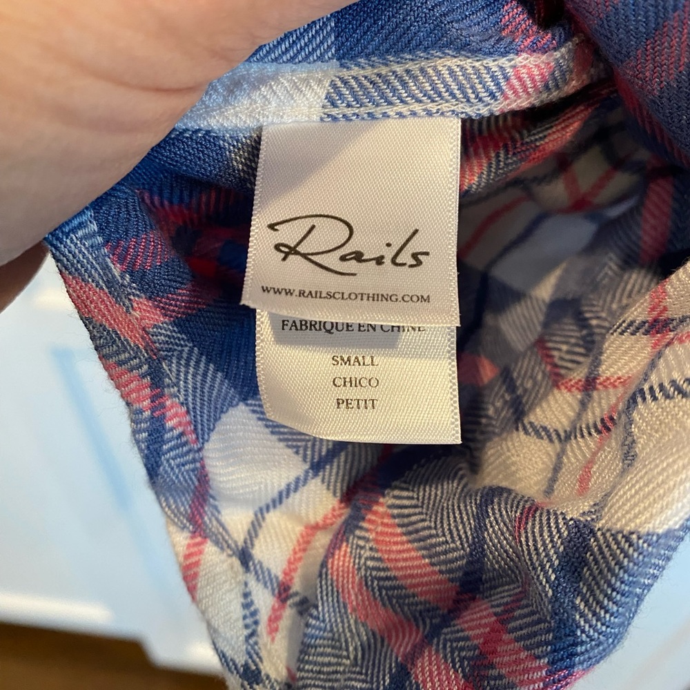 Rails Nwot Hunter Plaid Button-Up Shirt Rails - image 8